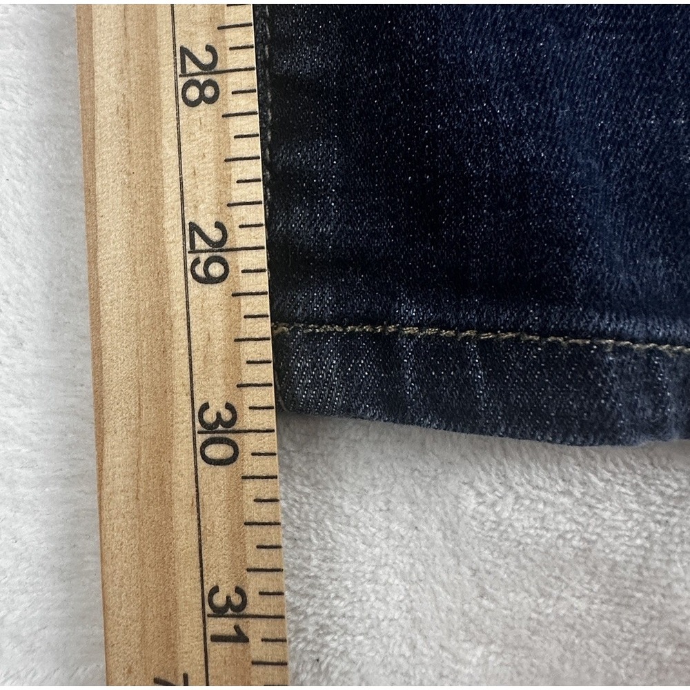 7 For All Mankind Austyn Men's Jeans 33x29 Dark Wash Relaxed Straight Stretch - Picture 8 of 11